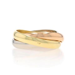Cartier Vintage Trinity Band - Yellow Gold 18k Rolling Ring Sz 58 (US 8 1/4)