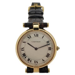 Cartier Vintage Vendome Grande Taille avec chiffres romains Quartz:: Circa 1980-1985