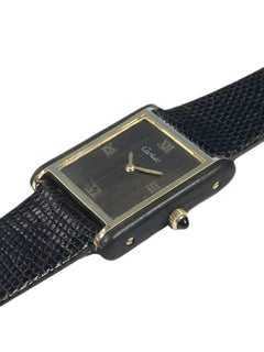 Cartier Vintage Wood case and Dial Mechanical Wrist Watch