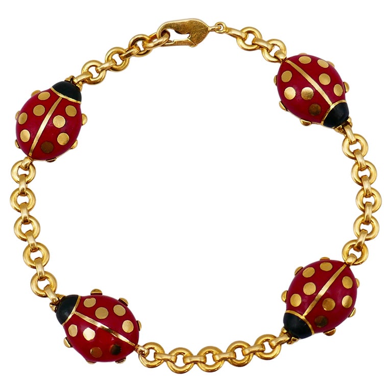 Cartier Broche coccinelle Art déco en or jaune 18 carats