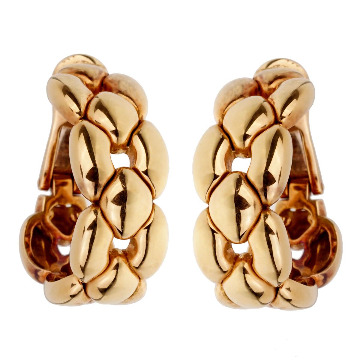 Boucles d'oreilles pendantes vintage en or jaune de Cartier Bon état - En vente à Feasterville, PA