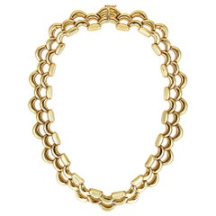 Cartier Vintage Yellow Gold Link Necklace