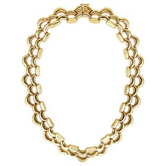 Cartier Vintage Yellow Gold Link Necklace