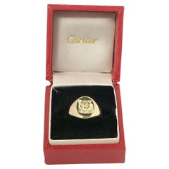 Cartier Vintage Yellow Gold Signet Ring