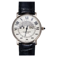 Cartier W1550151 CPCP Rotonde De Cartier Jour Et Nuit (Day and Night) 18k White