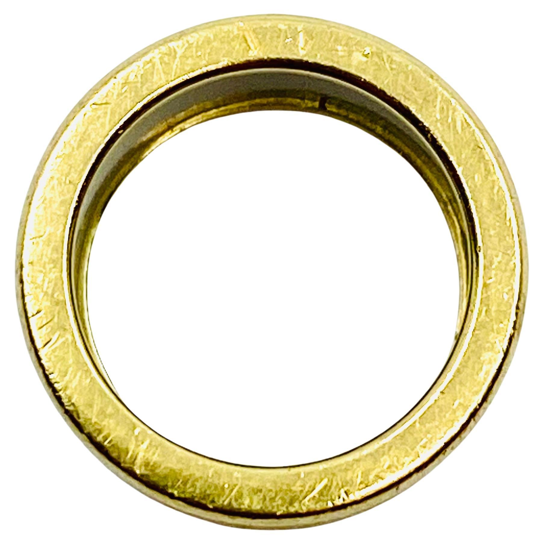 Women's or Men's Cartier Walking Elephant Gold Band Ring