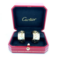 Cartier Walking Panther Earrings 18K Gold