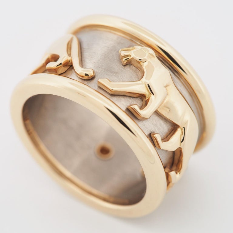 Cartier Anello Pantera da passeggio Mahango WG YG 52 in vendita su 1stDibs anello pantera bulgari anello cartier pantera pantera cartier anello