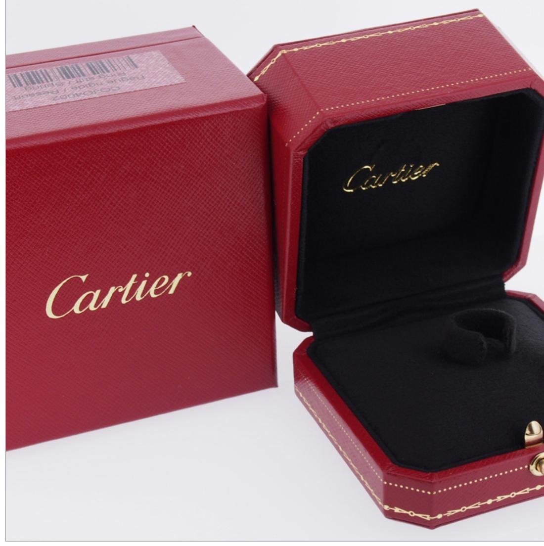 Cartier, bague Mahango panthère de marche WG /  YG 52 en vente 3