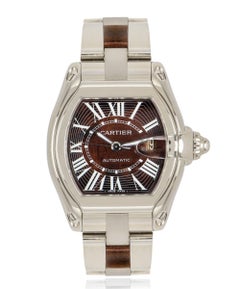 Cartier Walnut Roadster XL Wood Dial Limited Edition W6206000