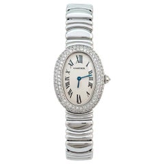 Cartier Watch, "Baignoire" Collection, Diamonds