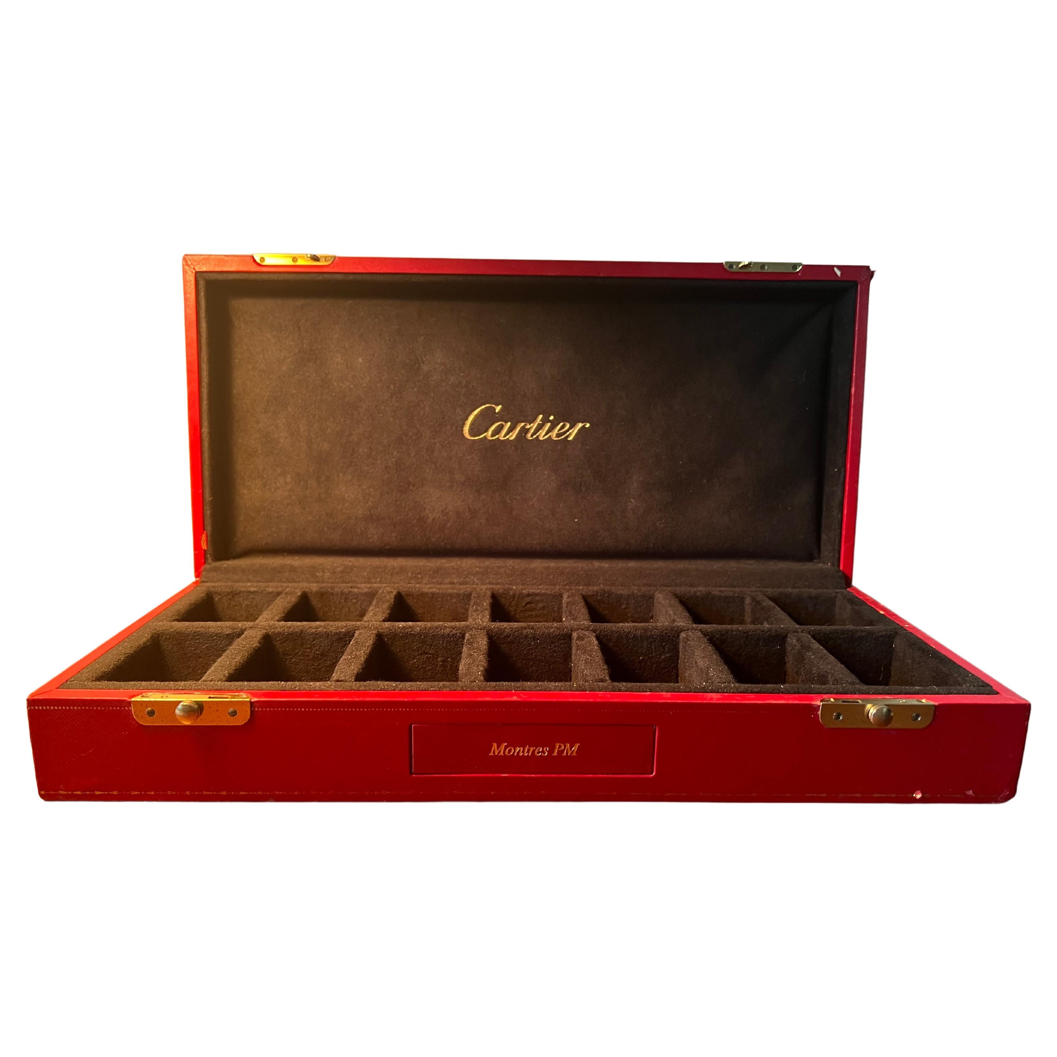 Cartier Uhrenbox Laden-Display im Angebot