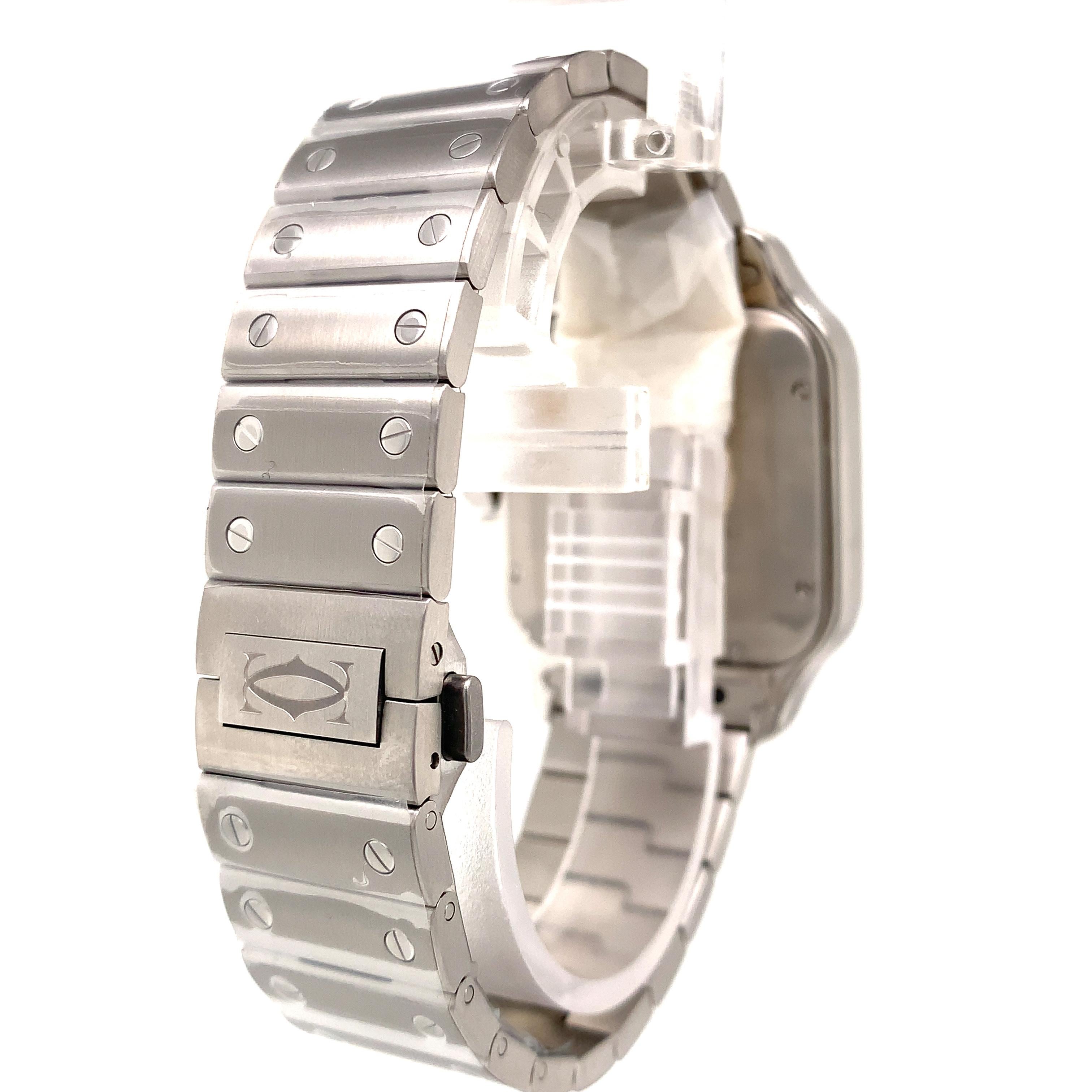 Women's or Men's Cartier Watch Santos De Cartier Model WSSA0030