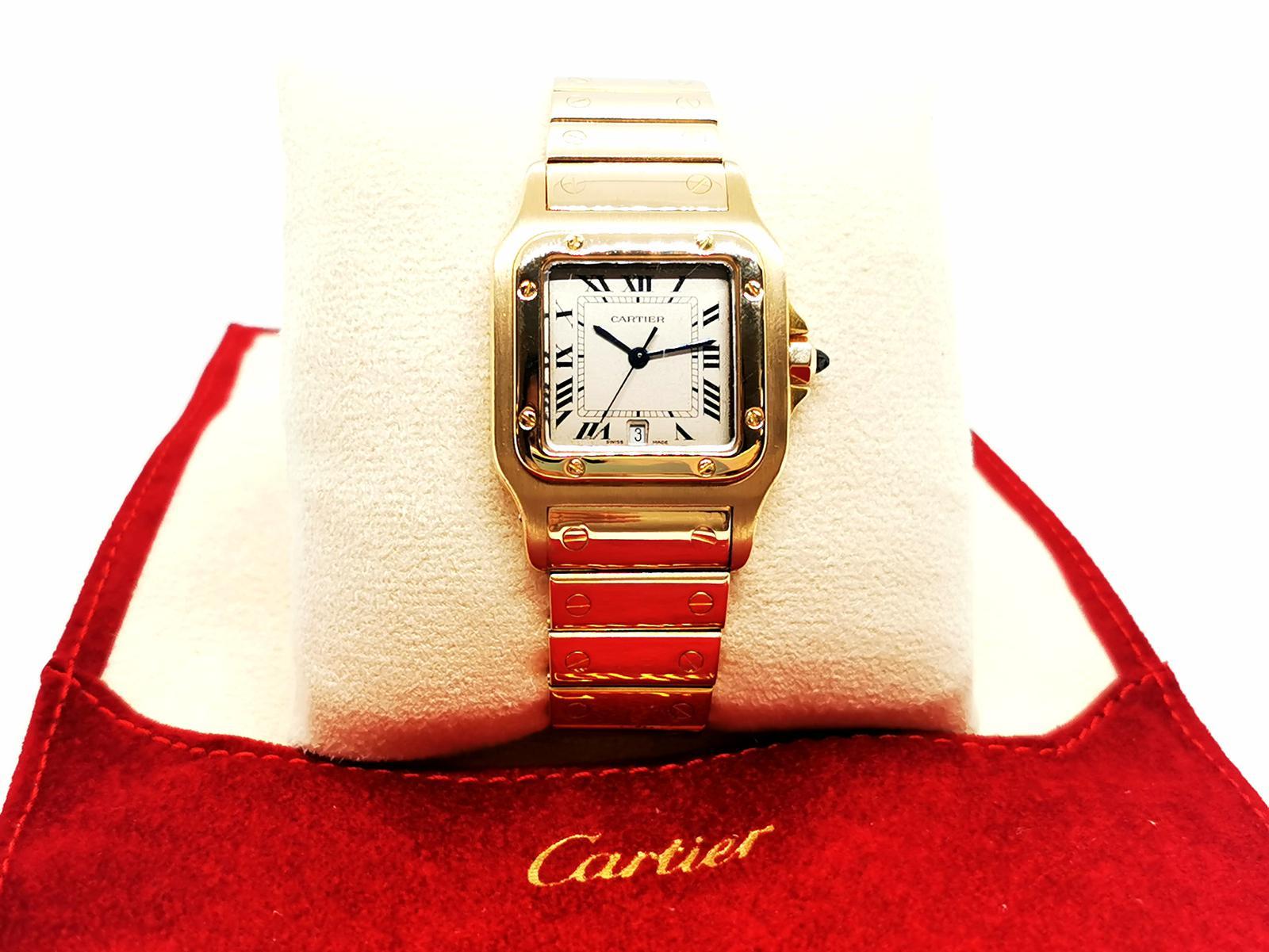 Cartier Watch Santos Yellow Gold 6