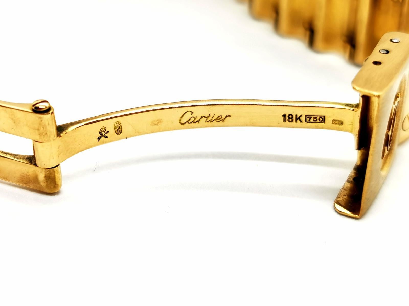 Women's Cartier Watch Santos Yellow Gold