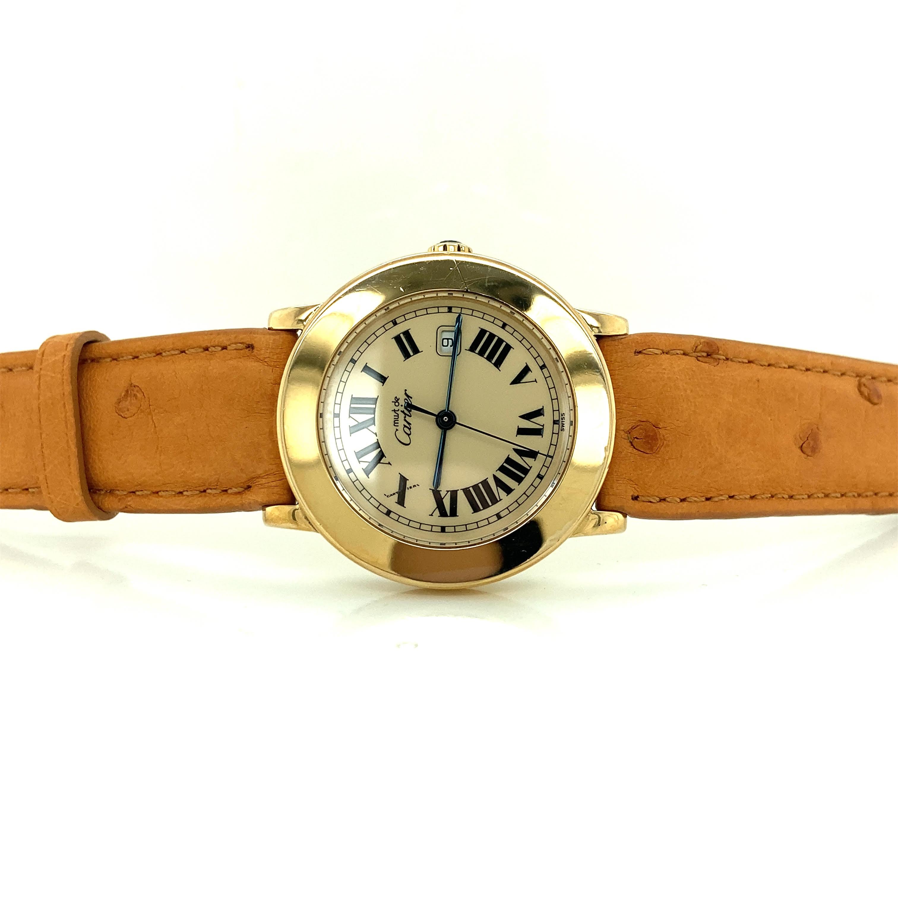 seriennummer cartier uhr