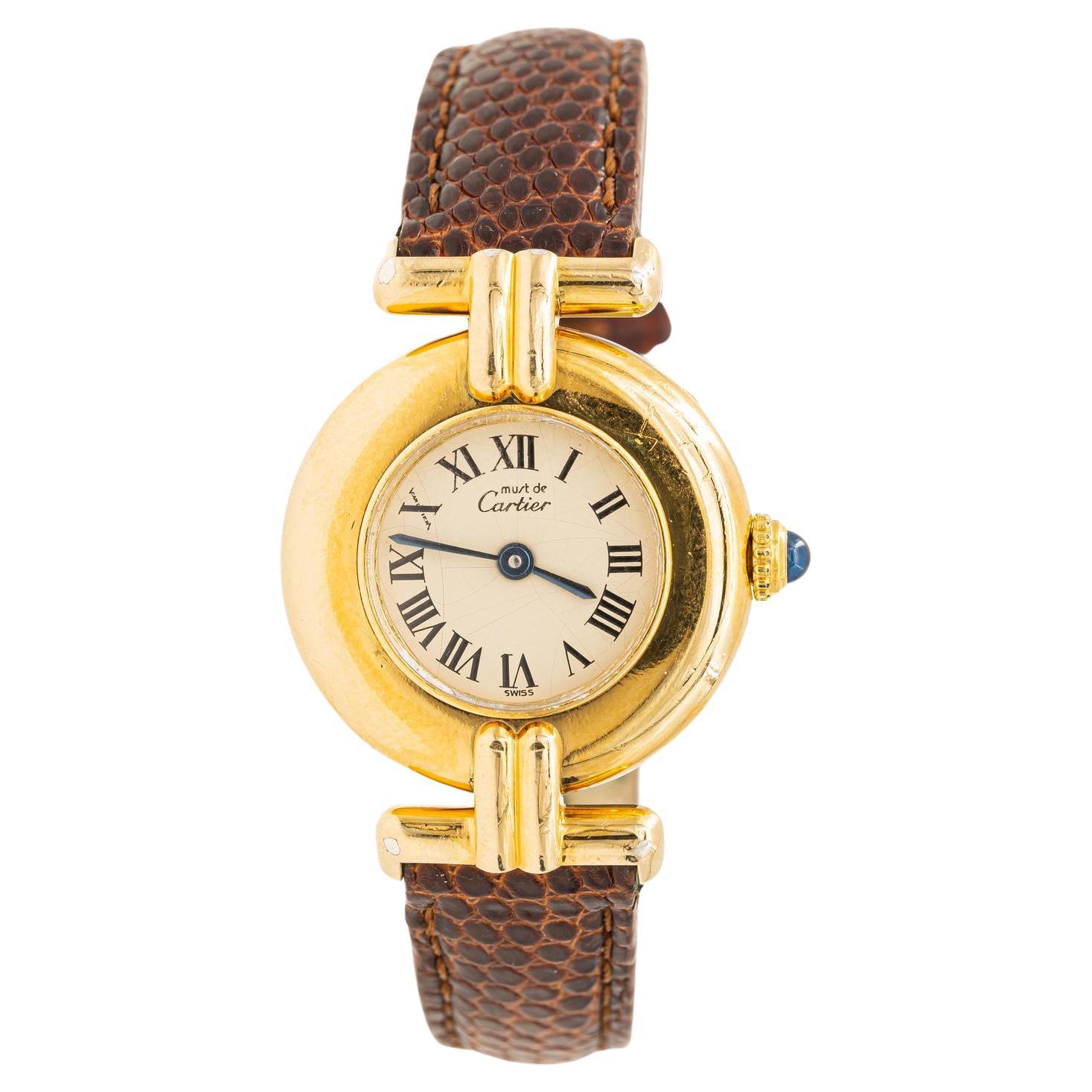 Cartier Watch Vendã´Me Vermeil