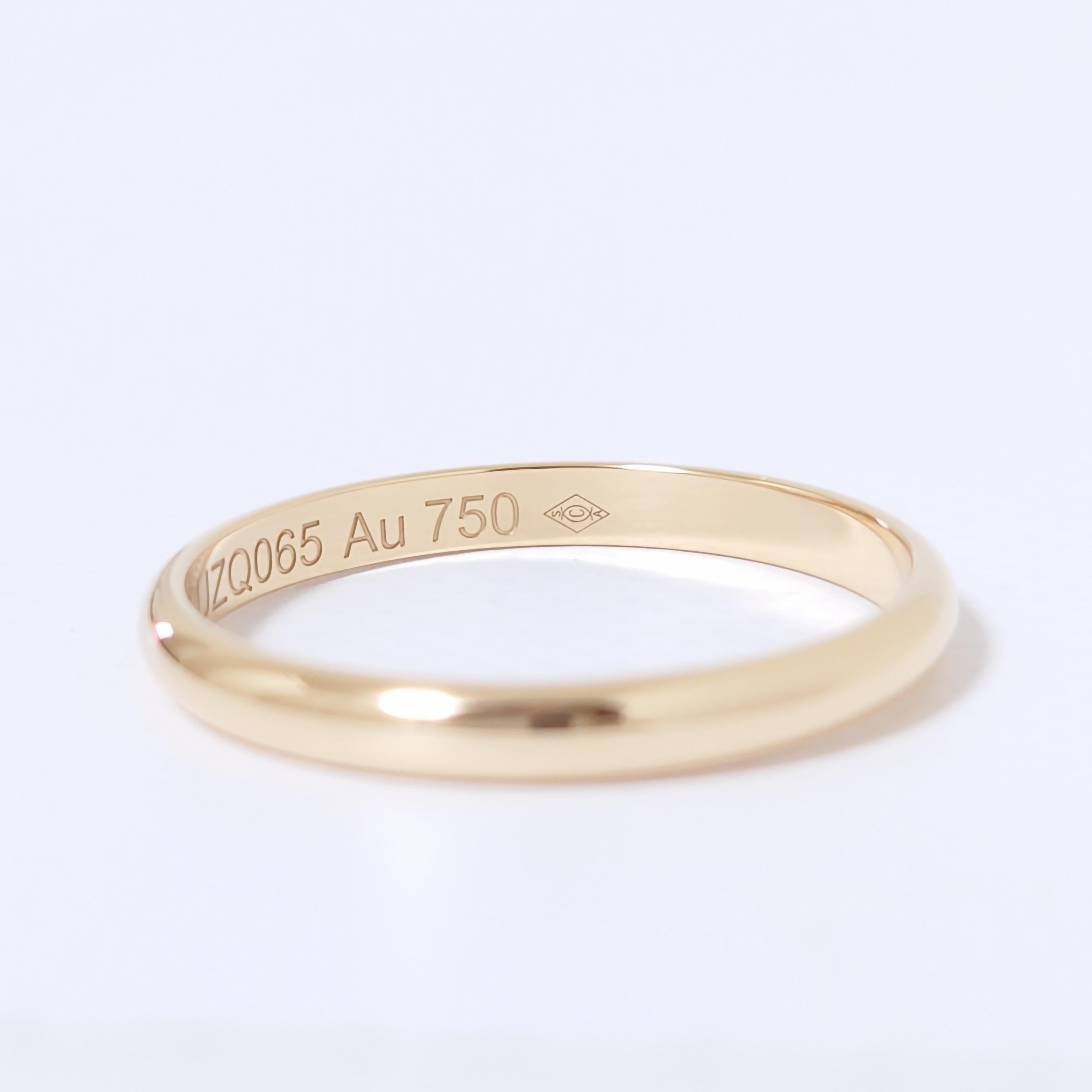Women's or Men's Cartier Wedding Ring 18KPG