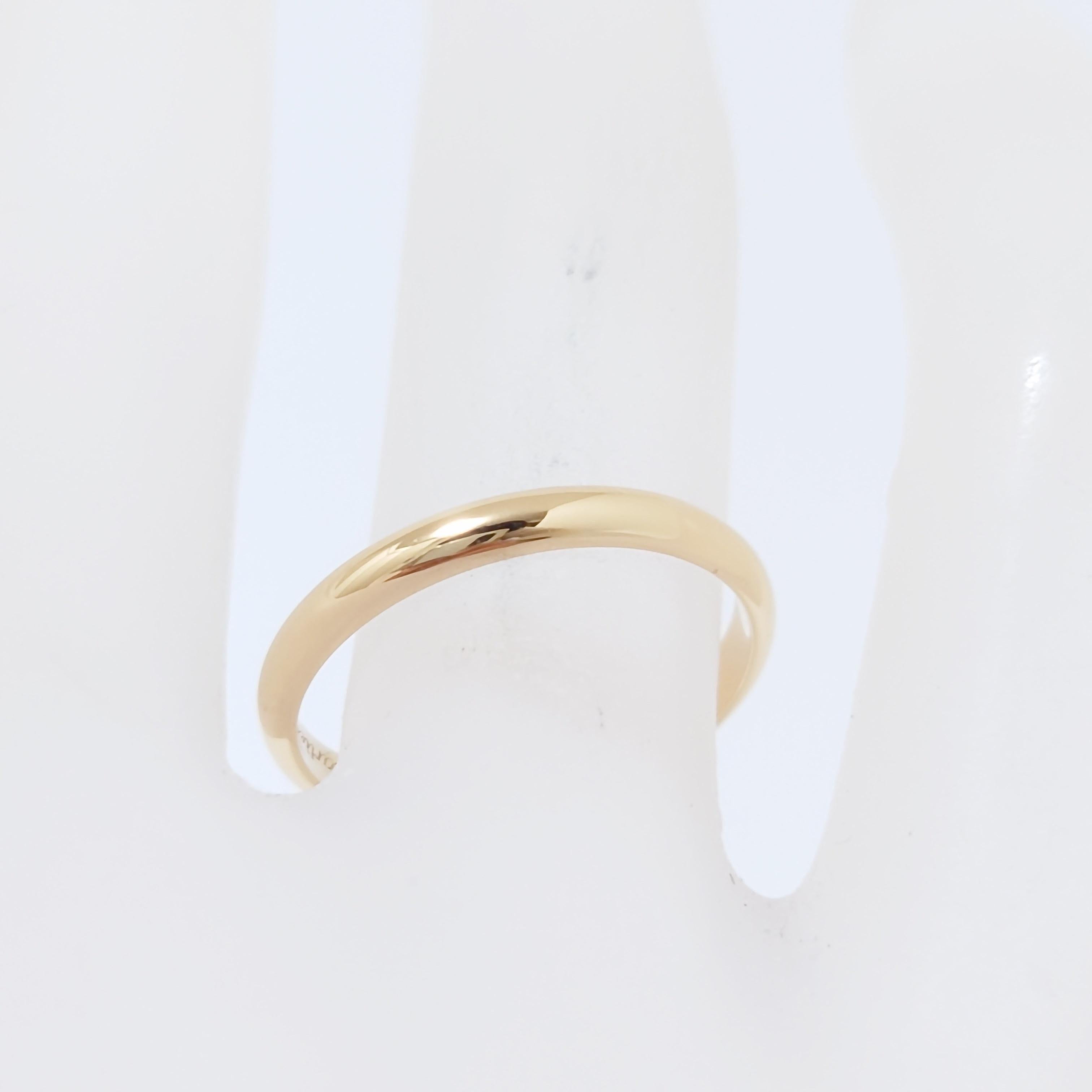 Women's or Men's Cartier Wedding Ring 18KPG For Sale