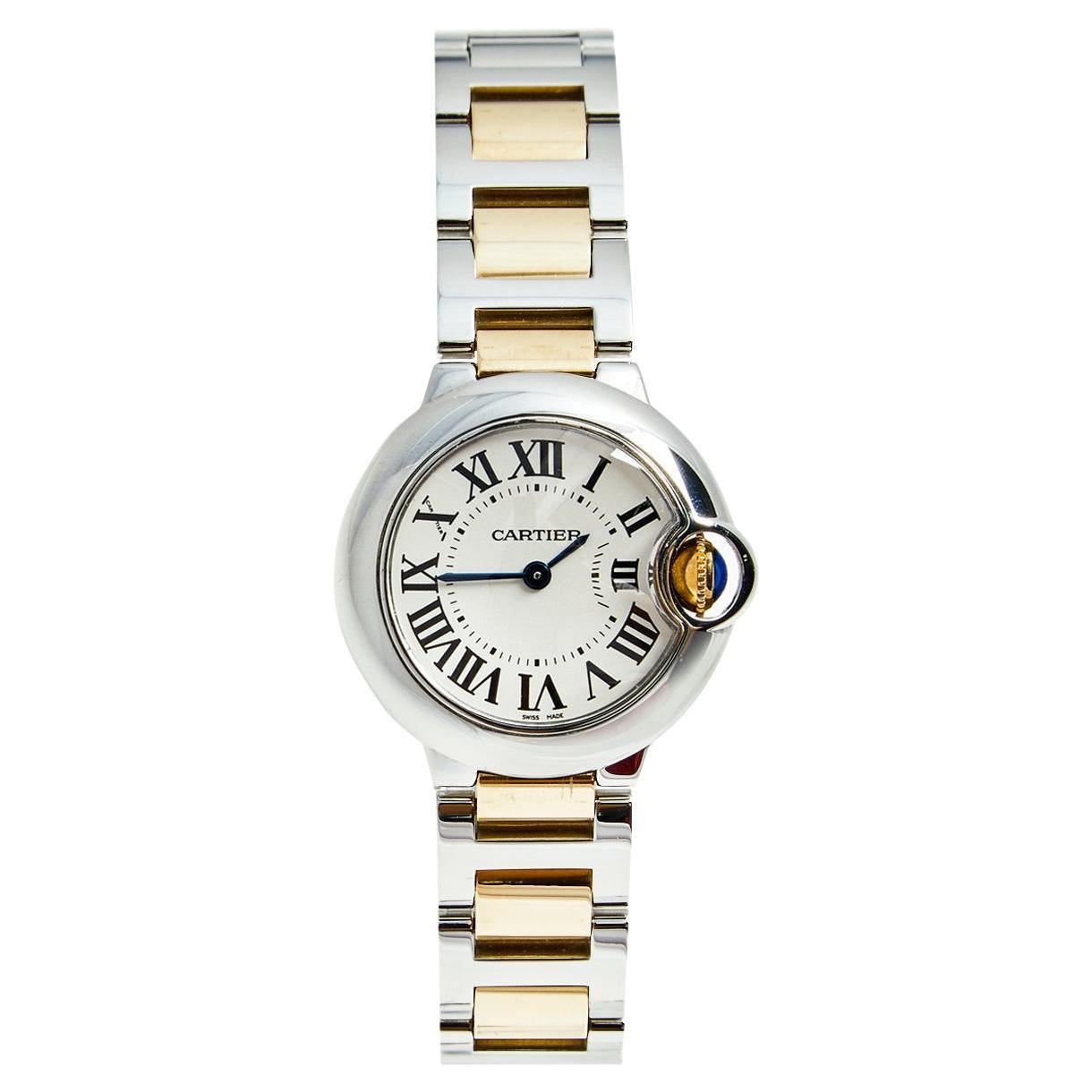 Cartier White 18K Gold Stainless Steel 