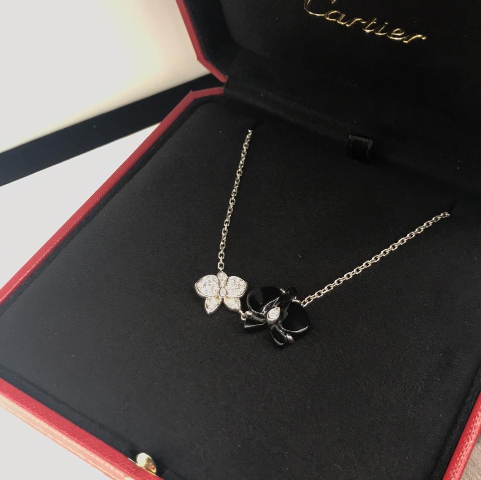 cartier flower necklace