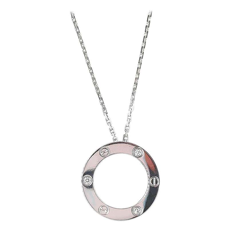 Cartier love circle necklace Clearance