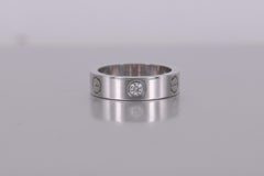 Cartier White Gold 3 Diamond Love Ring