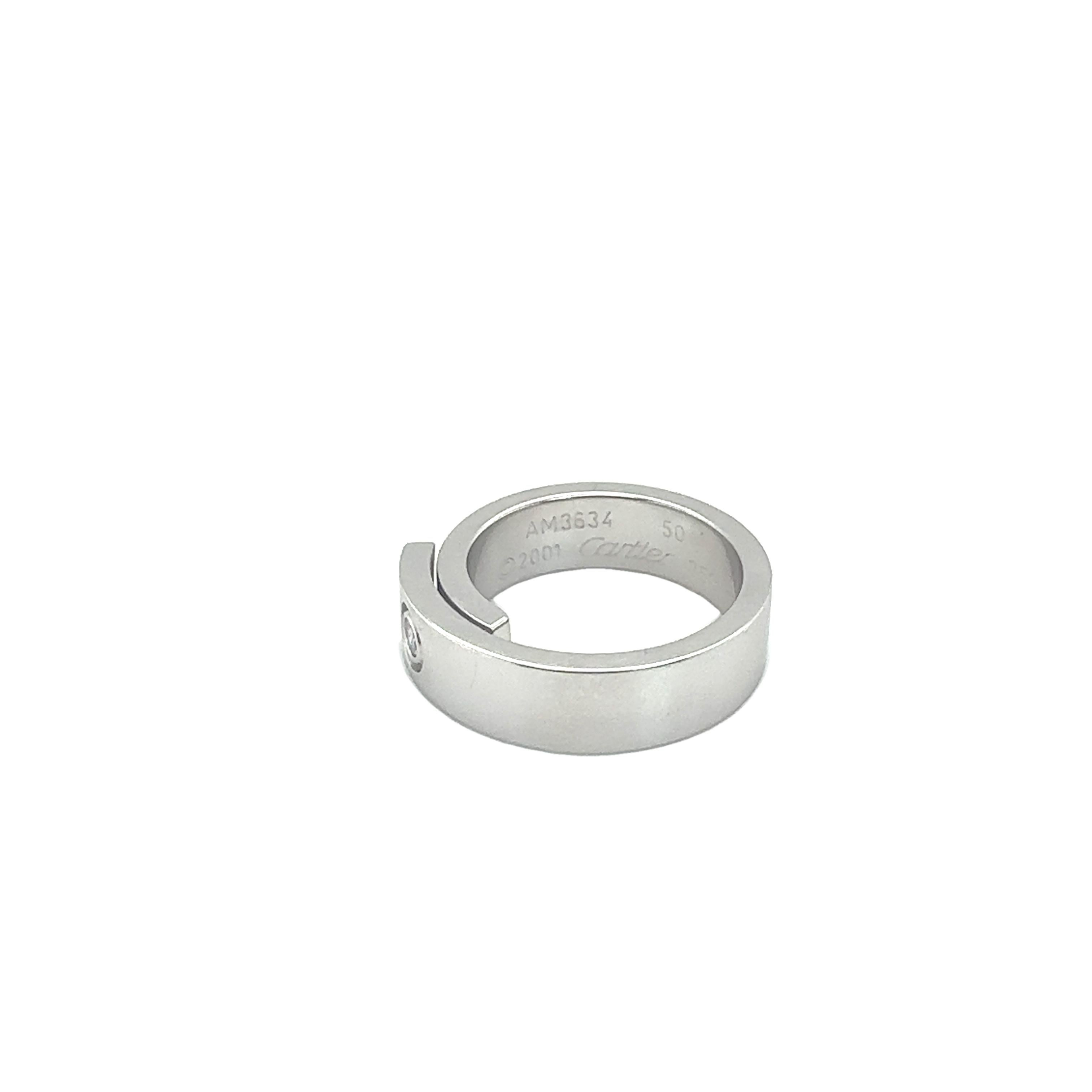 ¡El Anillo Cartier de Oro Blanco y Diamantes Edición Limitada 