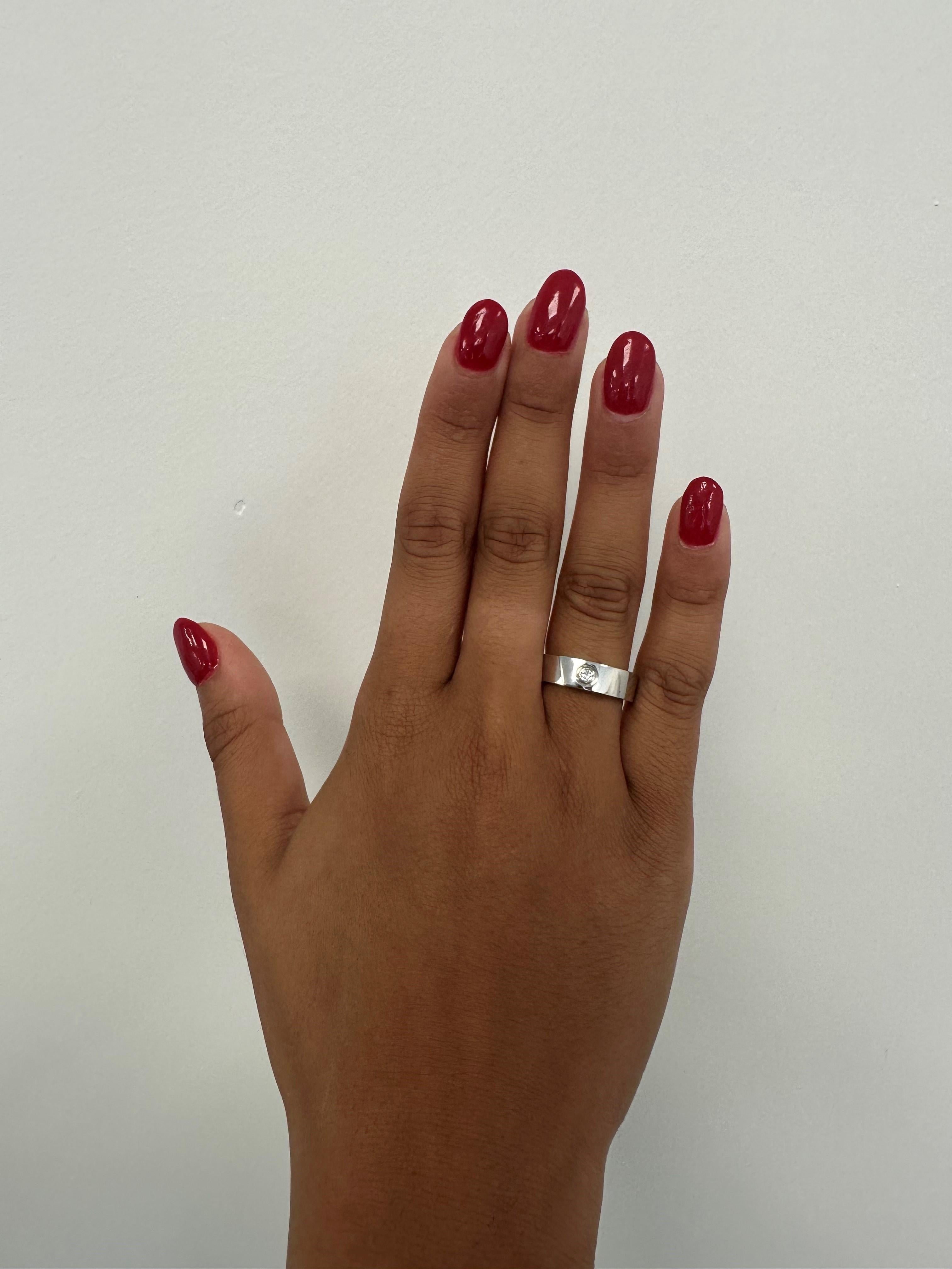 Anillo Cartier de Oro Blanco y Diamantes Edición Limitada 