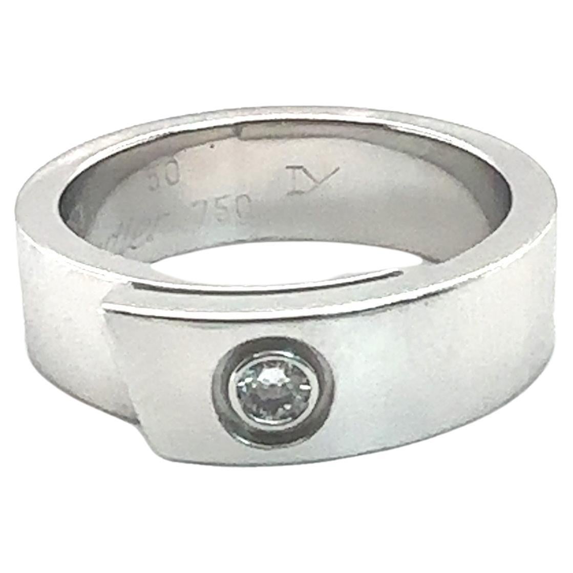 Anillo Cartier de Oro Blanco y Diamantes Edición Limitada "Aniversario de Amor