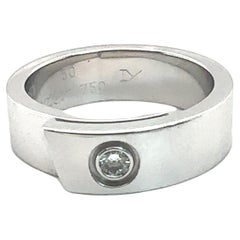 Anillo Cartier de Oro Blanco y Diamantes Edición Limitada "Aniversario de Amor