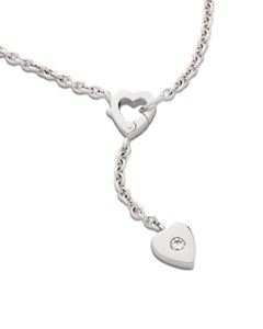 Cartier white gold and diamond Mon Amour necklace