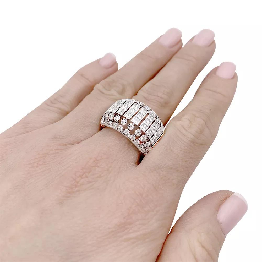 Cartier white gold and diamonds ring, 