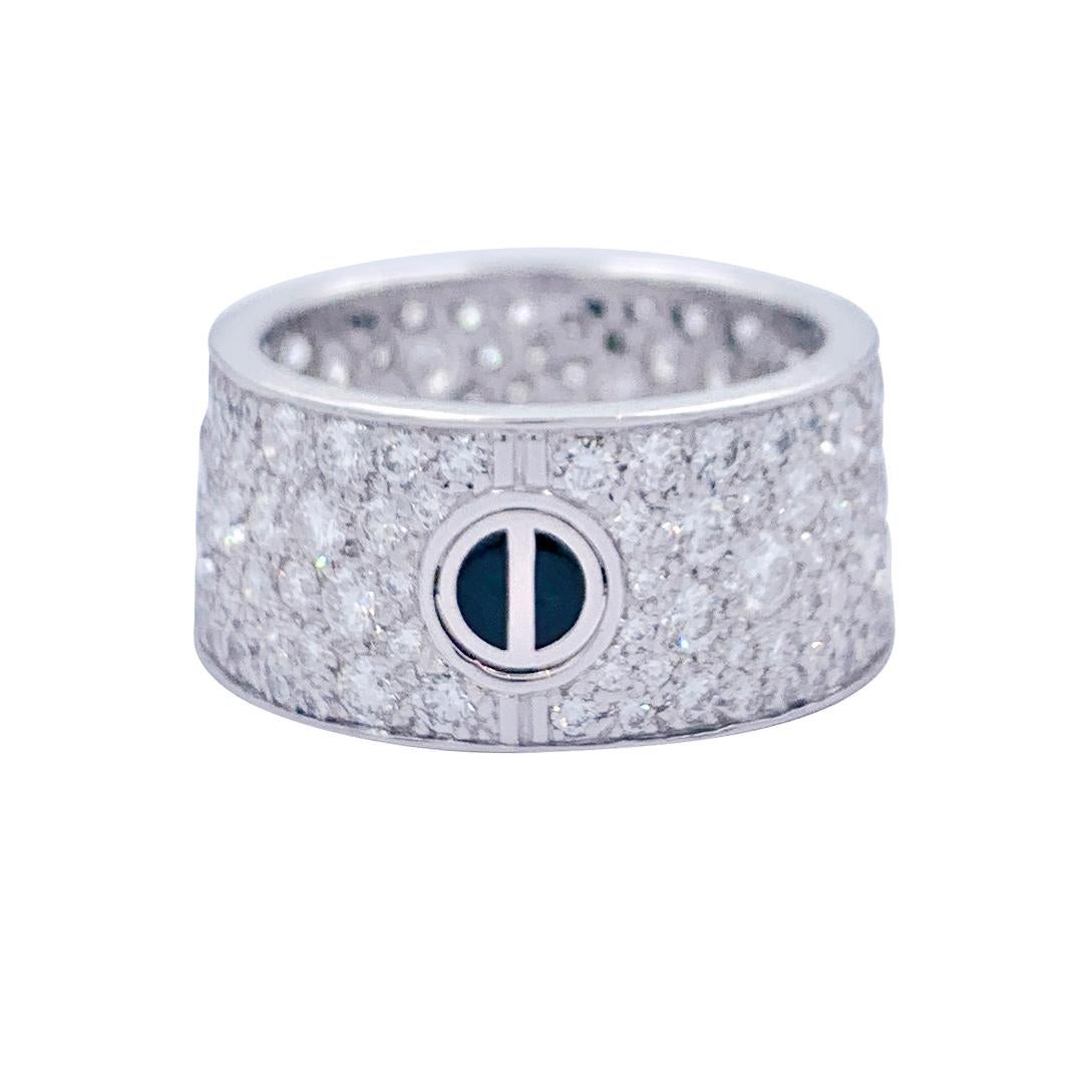 A 18K white gold Cartier large ring, 