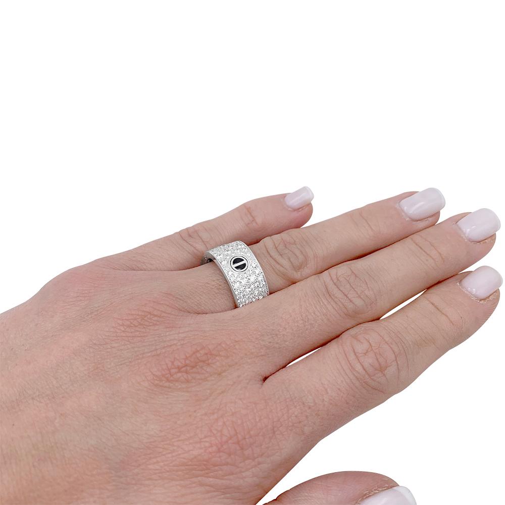 Cartier White Gold and Diamonds Ring, 