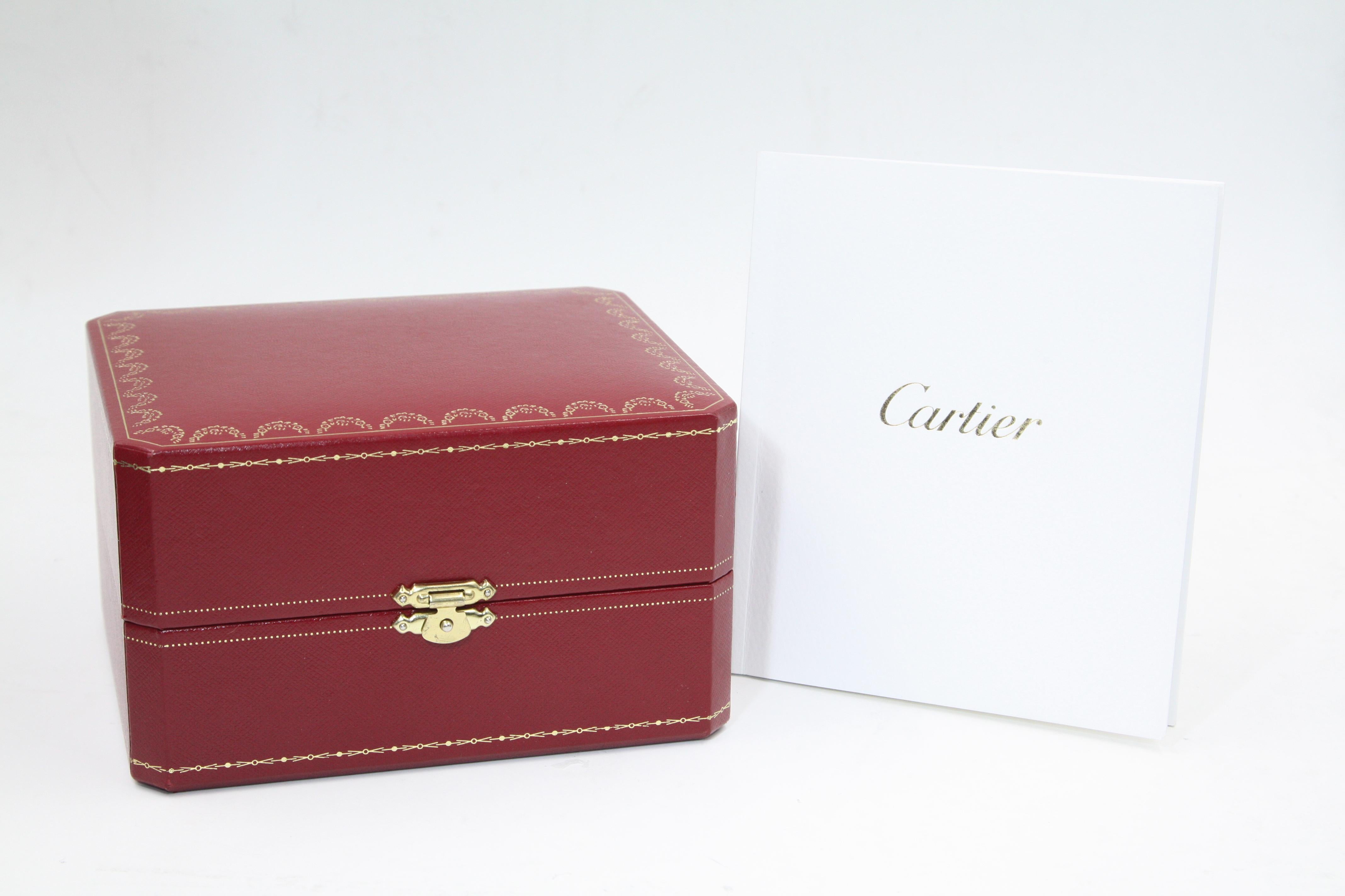 Cartier White Gold Ballon Bleu De Steel Diamonds Watch 1