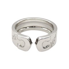 Cartier White Gold C2 Band Ring