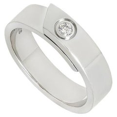 Cartier White Gold Diamond Anniversary Ring Size 60