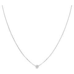 Cartier White Gold Diamond D'Amour XS Necklace B7224515