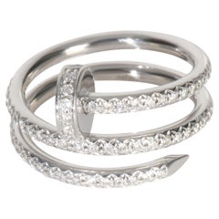 Cartier Weißgold Diamant Doppel Juste Un Clou Ring