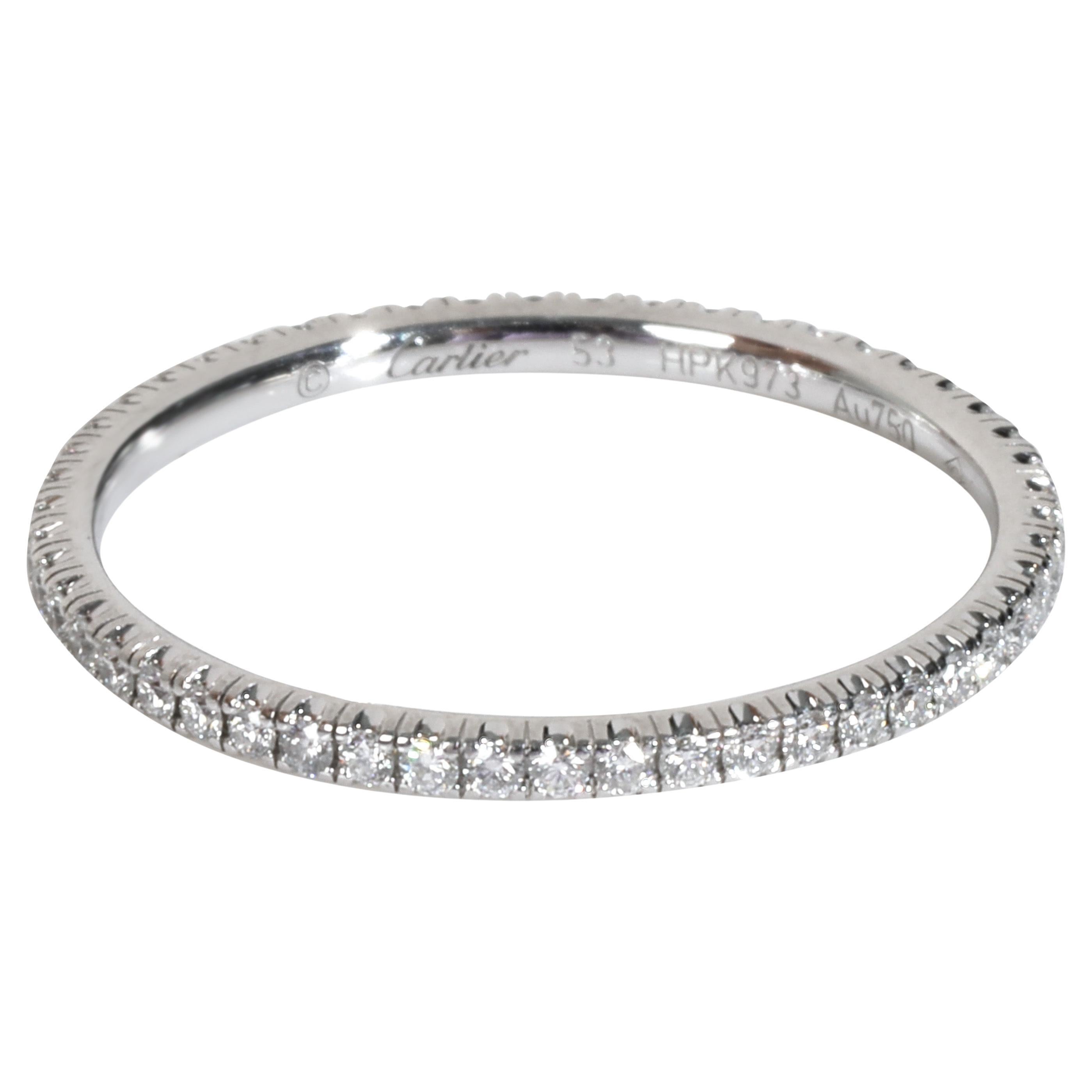 Cartier Weißgold Diamant Etincelle Ewigkeitsring