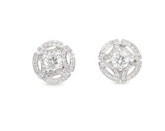 Cartier White Gold Diamond Galanterie de Cartier Earrings