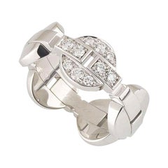 Cartier White Gold Diamond Himalia Ring