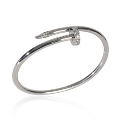 Cartier White Gold Diamond Juste Un Clou Bracelet