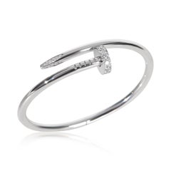 Cartier White Gold Diamond Juste Un Clou Bracelet