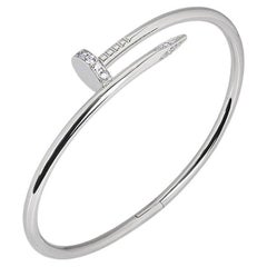 Cartier Bracelet Juste Un Clou en or blanc et diamants, taille 15 B6048715