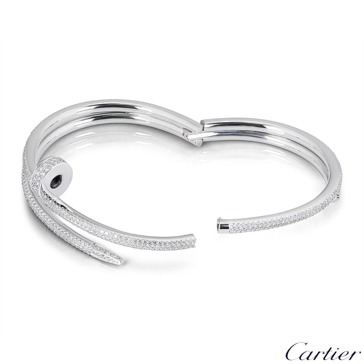cartier juste un clou bracelet full diamond