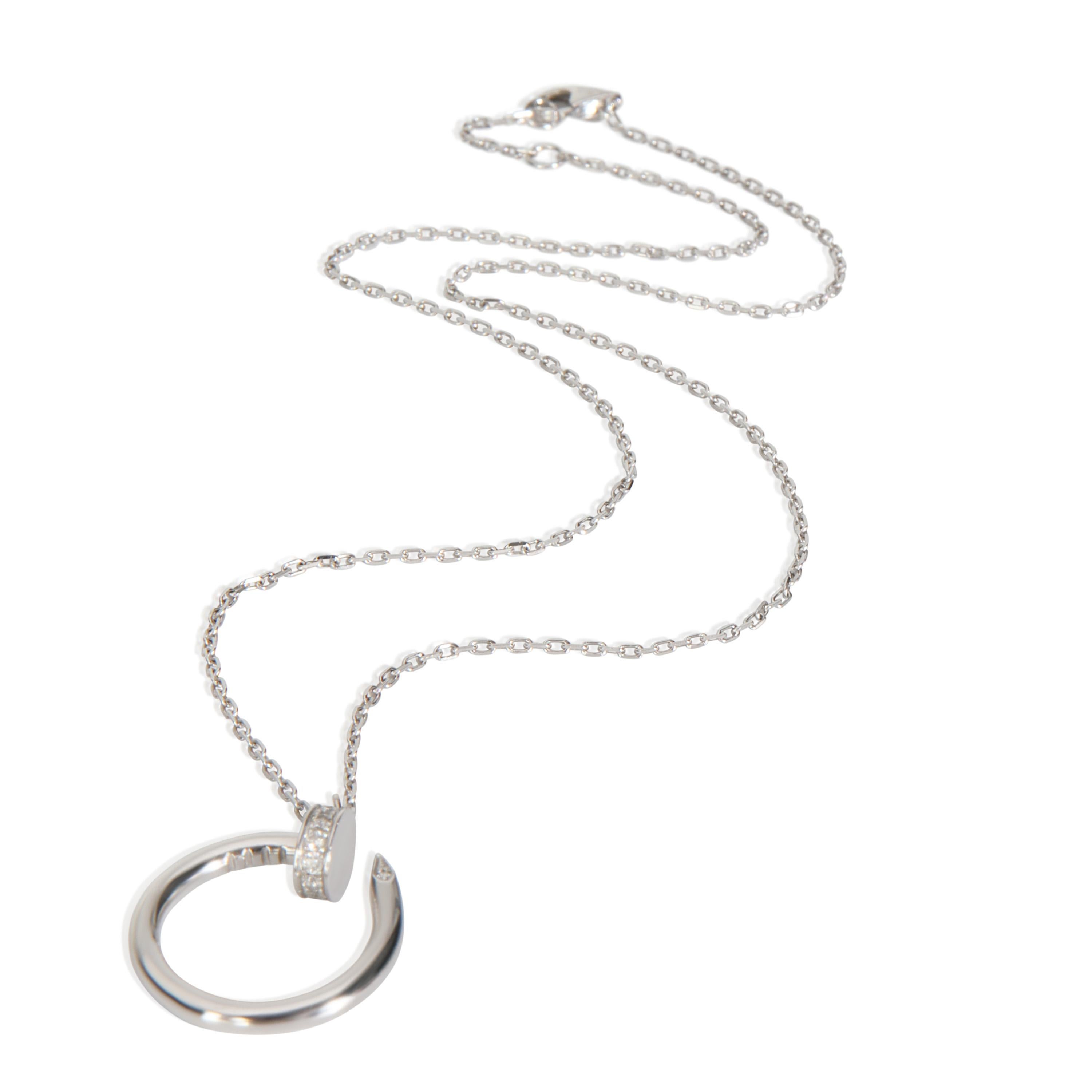 Collana Juste Un Clou con diamanti in oro bianco di Cartier

DETTAGLI PRIMARI
SKU: Z149187
Titolo dell'elenco: Collana Juste Un Clou di Cartier in oro bianco e diamanti
Descrizione delle condizioni: La collezione Juste Un Clou di Cartier, che