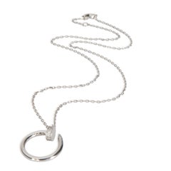 Cartier White Gold Diamond Juste Un Clou Necklace