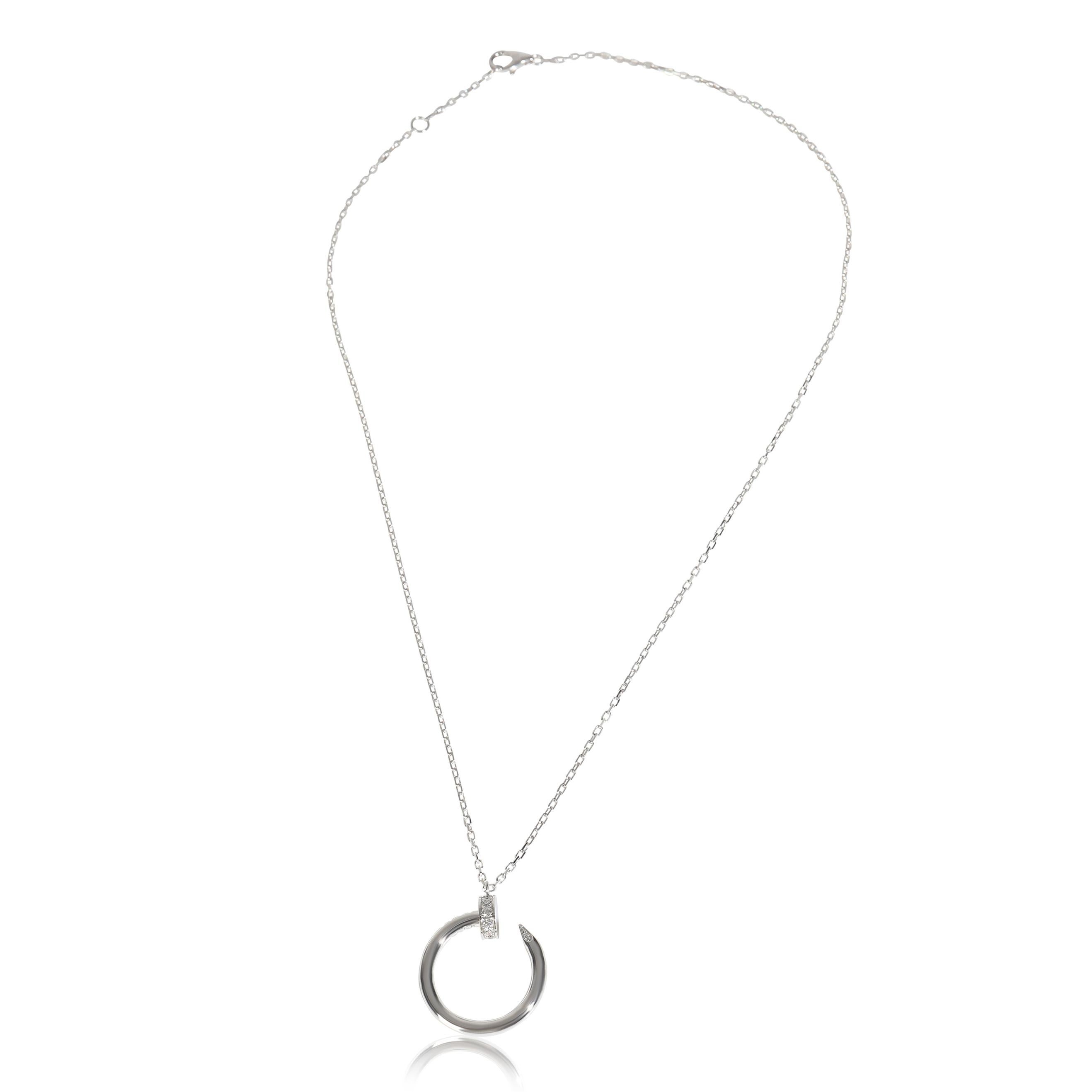 Pendentif Juste Un Clou en or blanc avec diamants de Cartier

DÉTAILS PRIMAIRES
SKU : Z147996
Titre de l'inscription : Pendentif Juste Un Clou en or blanc et diamants de Cartier
Condition Description : La collection Juste Un Clou de Cartier est l'un